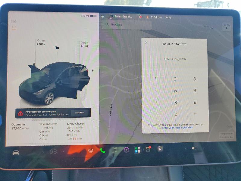 2023 Tesla Model Y მანქანა იყიდება აუქციონზე, vin: 7SAYGDEE7PF588231, აუქციონის ნომერი: 67895806