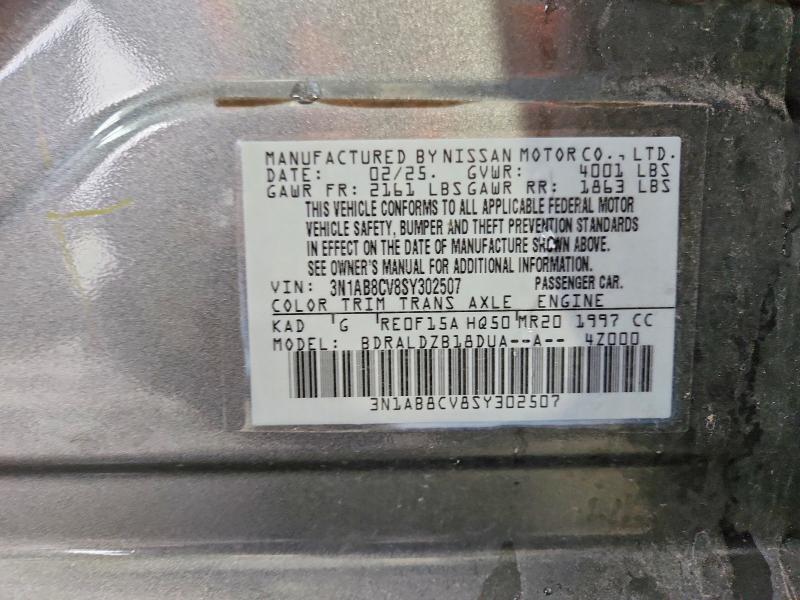 Продаж на аукціоні авто 2025 Nissan Sentra, vin: 3N1AB8CV8SY302507, номер лоту: 69685896