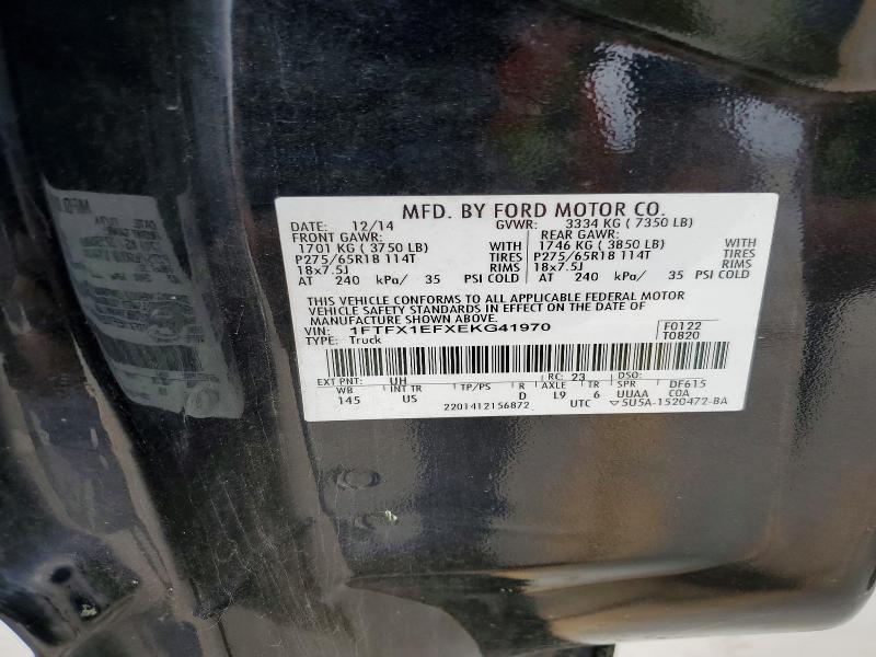 Продаж на аукціоні авто 2014 Ford F150, vin: 1FTFX1EFXEKG41970, номер лоту: 67965696