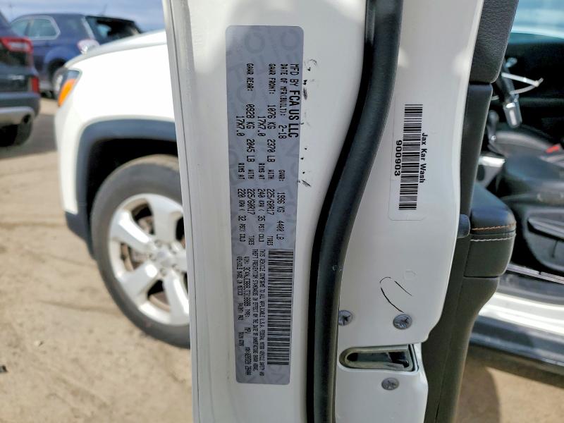Продажа на аукционе авто 2018 Jeep Compass, vin: 3C4NJCBB8JT318889, номер лота: 69757046