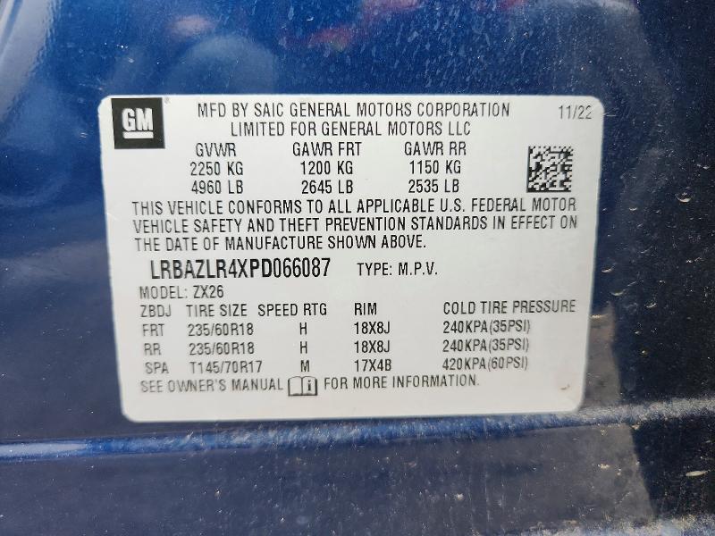 Aukcja sprzedaży 2023 Buick Envision, vin: LRBAZLR4XPD066087, numer aukcji: 69628056
