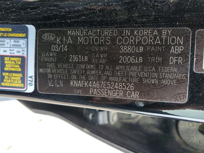 Aukcja sprzedaży 2014 Kia Forte, vin: KNAFK4A67E5248526, numer aukcji: 66617916