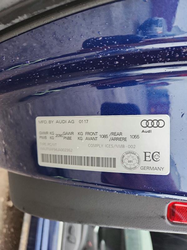 Продажа на аукционе авто 2018 Audi A5, vin: WAUTNAF56JA002352, номер лота: 68243146
