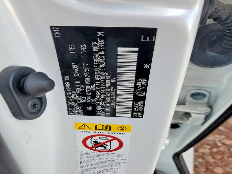 2018 Lexus Nx მანქანა იყიდება აუქციონზე, vin: JTJBJRBZ3J2080127, აუქციონის ნომერი: 70925236
