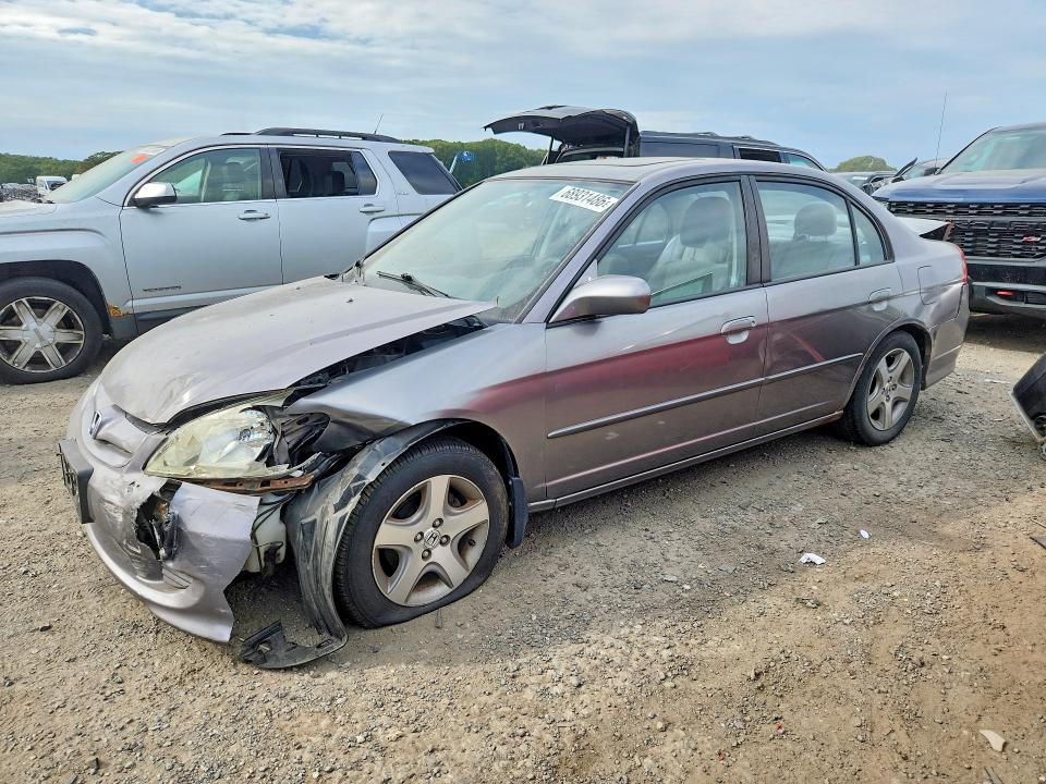 Продажа на аукционе авто 2005 Honda Civic, vin: 2HGES26715H552000, номер лота: 68931486