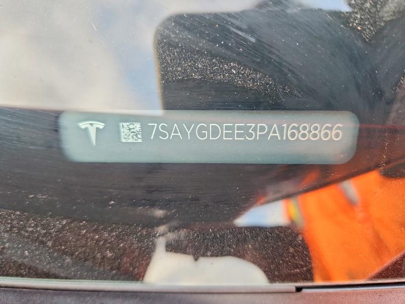 Продажа на аукционе авто 2023 Tesla Model Y, vin: 7SAYGDEE3PA168866, номер лота: 69882106