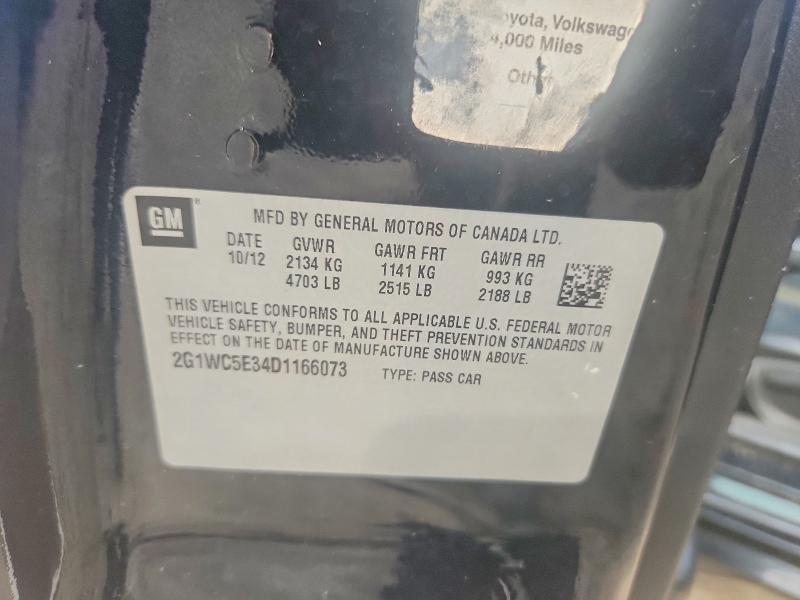 Продажа на аукционе авто 2013 Chevrolet Impala, vin: 2G1WC5E34D1166073, номер лота: 70304436