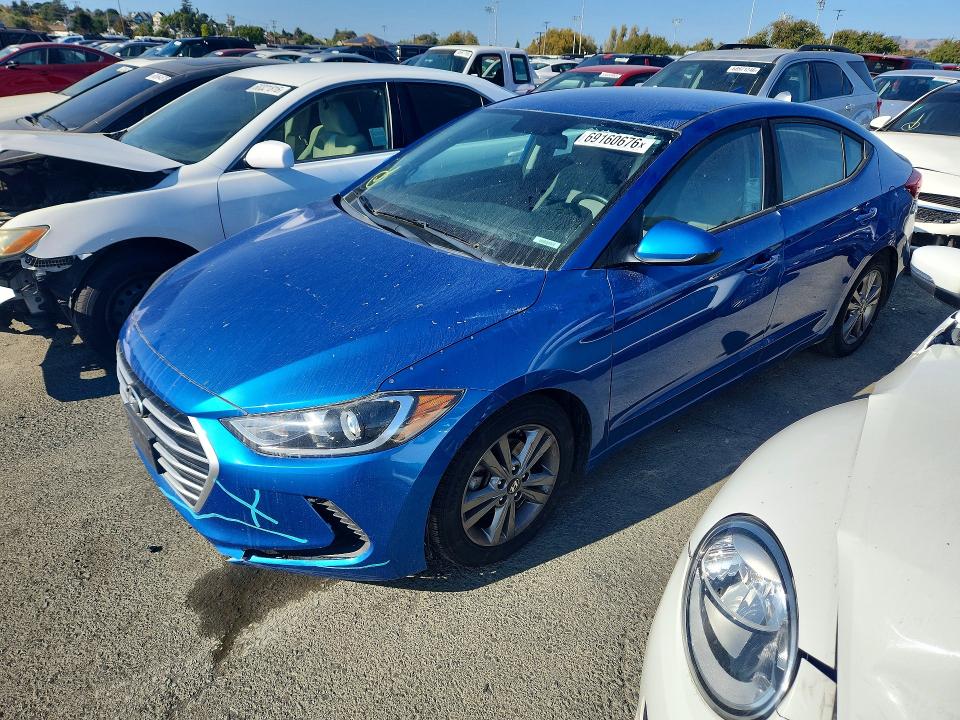 Продажа на аукционе авто 2018 Hyundai Elantra, vin: 5NPD84LF2JH336478, номер лота: 69160676