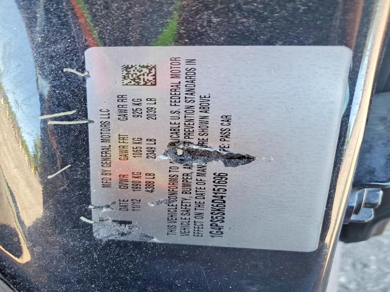 Продажа на аукционе авто 2013 Buick Verano, vin: 1G4PS5SK6D4151696, номер лота: 70746736
