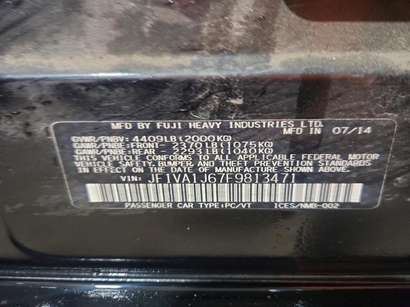 Aukcja sprzedaży 2015 Subaru Wrx, vin: JF1VA1J67F9813471, numer aukcji: 67653416