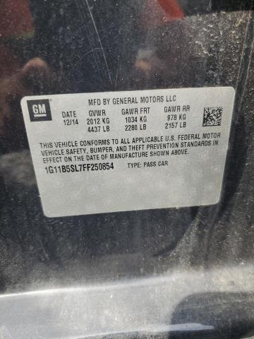 Продажа на аукционе авто 2015 Chevrolet Malibu, vin: 1G11B5SL7FF250854, номер лота: 70036856