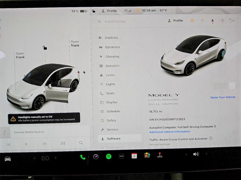 64496186 :رقم المزاد ، 5YJYGDEE8MF123823 vin ، 2021 Tesla Model Y مزاد بيع