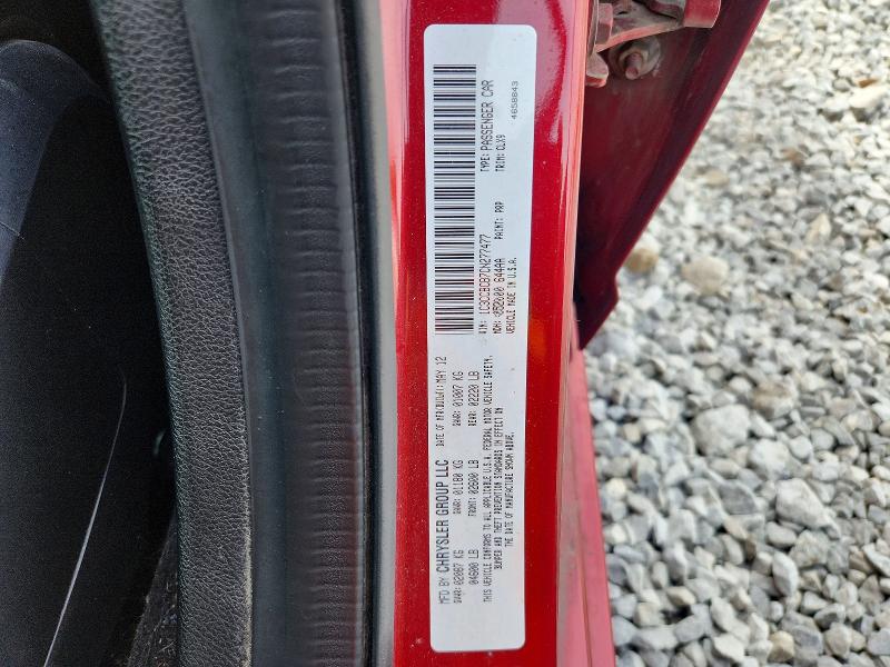 Aukcja sprzedaży 2012 Chrysler 200, vin: 1C3CCBCB7CN277477, numer aukcji: 69176036
