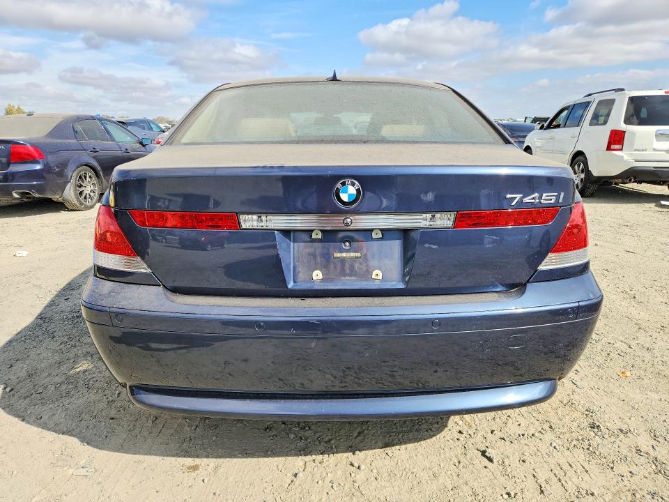 Aukcja sprzedaży 2002 Bmw 745, vin: WBAGL63402DP50210, numer aukcji: 67315376