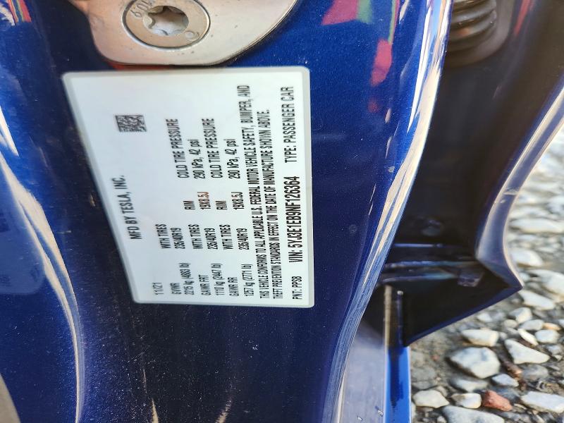 Aukcja sprzedaży 2022 Tesla Model 3, vin: 5YJ3E1EB9NF126364, numer aukcji: 68148746