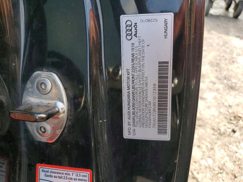 Aukcja sprzedaży 2005 Audi Tt, vin: TRUWT28N951012359, numer aukcji: 67149166