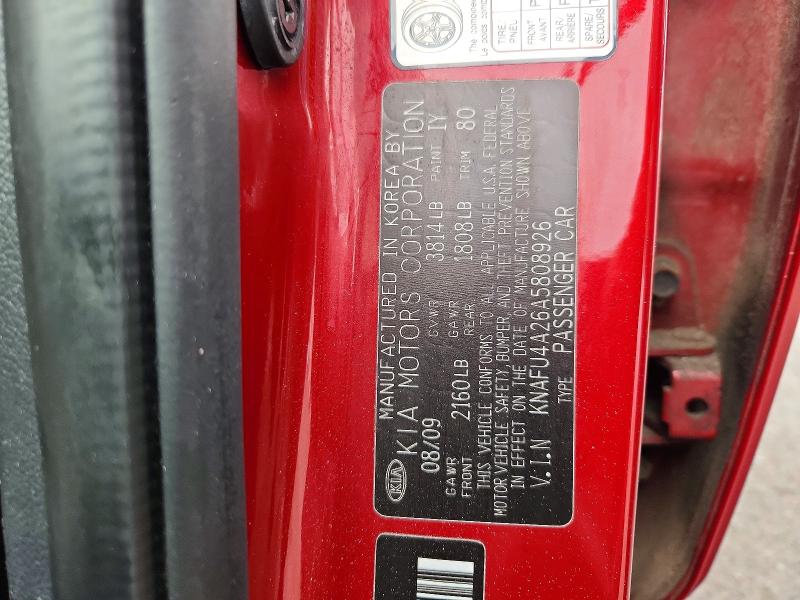 Продажа на аукционе авто 2010 Kia Forte, vin: KNAFU4A26A5808926, номер лота: 68674956