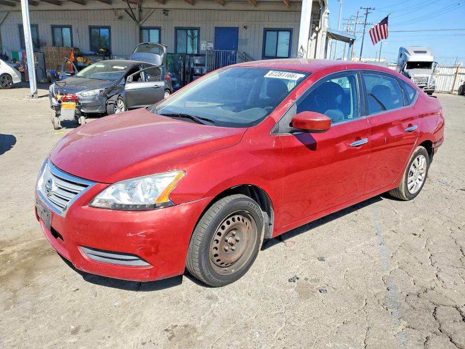 2014 Nissan Sentra მანქანა იყიდება აუქციონზე, vin: 3N1AB7AP3EL646326, აუქციონის ნომერი: 67281166