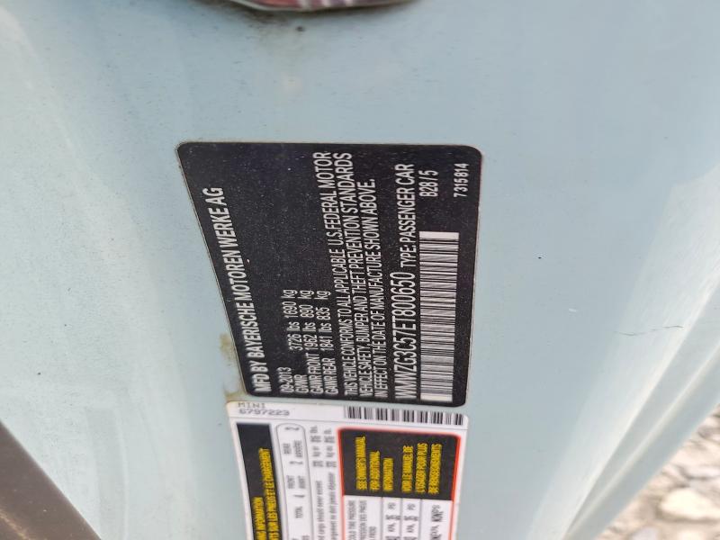 Aukcja sprzedaży 2014 Mini Cooper, vin: WMWZG3C57ET800650, numer aukcji: 69729026