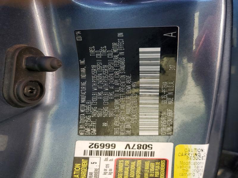 Продаж на аукціоні авто 2014 Toyota Sienna, vin: 5TDJK3DC1ES083723, номер лоту: 67080976