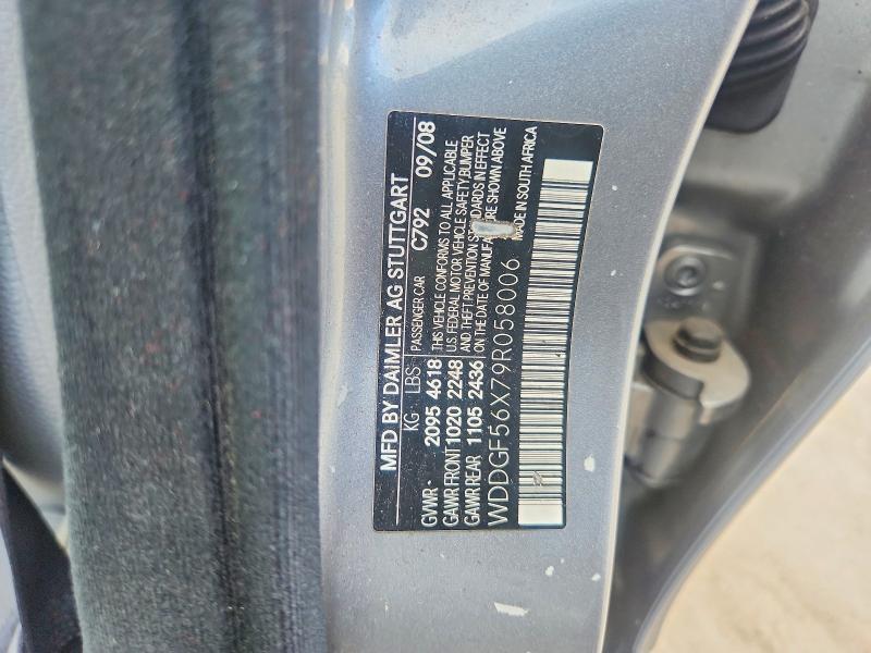Продаж на аукціоні авто 2009 Mercedes-benz C, vin: WDDGF56X79R058006, номер лоту: 67476756