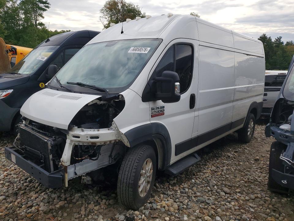 66858576 :رقم المزاد ، 3C6TRVDG3KE559969 vin ، 2019 Ram Promaster 2500 مزاد بيع