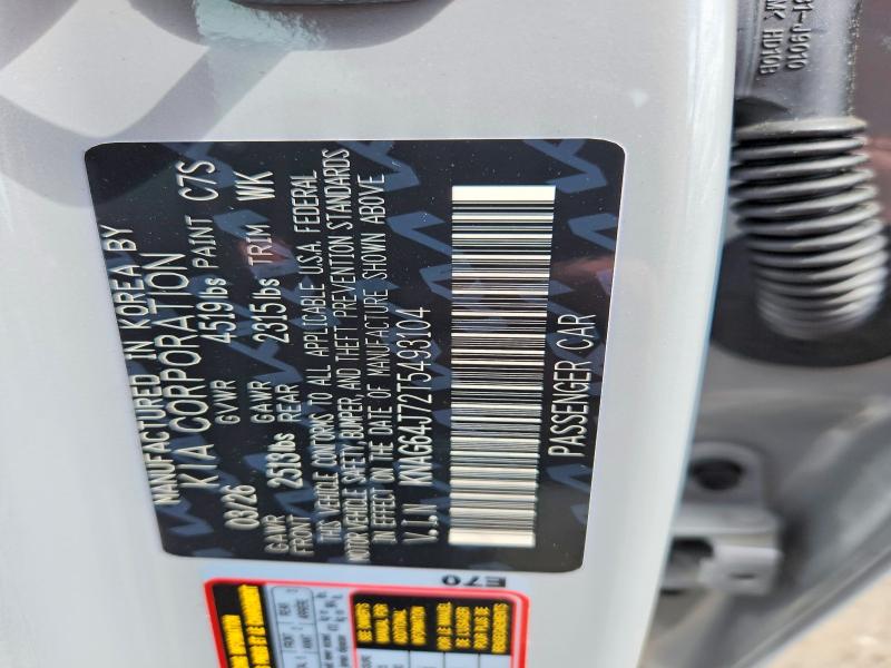 Продаж на аукціоні авто 2026 Kia K5, vin: KNAG64J72T5493104, номер лоту: 68071146