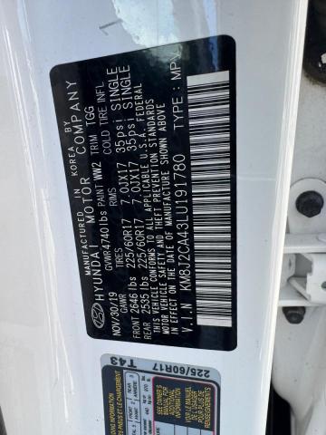 Aukcja sprzedaży 2020 Hyundai Tucson, vin: KM8J2CA43LU191780, numer aukcji: 70570686