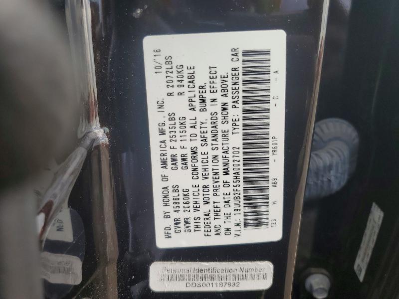 Aukcja sprzedaży 2017 Acura Tlx, vin: 19UUB2F55HA002702, numer aukcji: 68564296