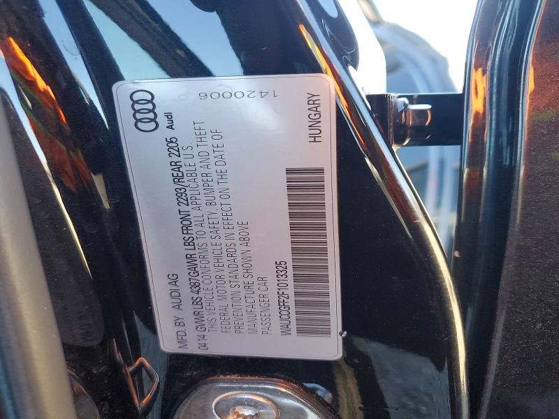 Продажа на аукционе авто 2015 Audi A3, vin: WAUCCGFF2F1013325, номер лота: 71293726