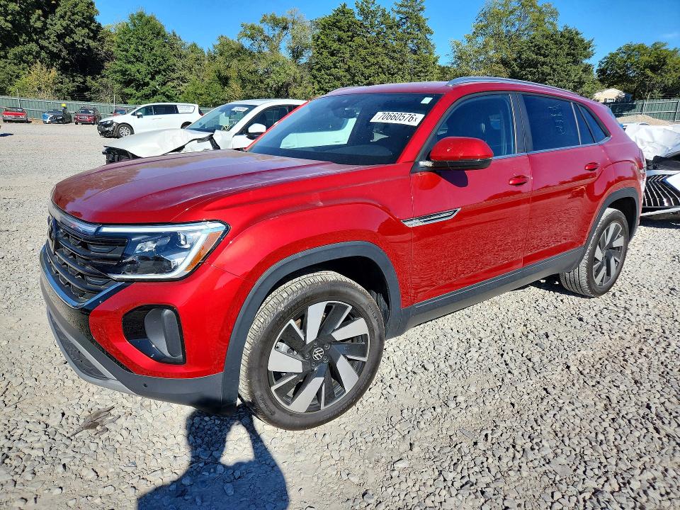 70660576 :رقم المزاد ، 1V2JE2CA3RC220555 vin ، 2024 Volkswagen Atlas Cross Sport مزاد بيع