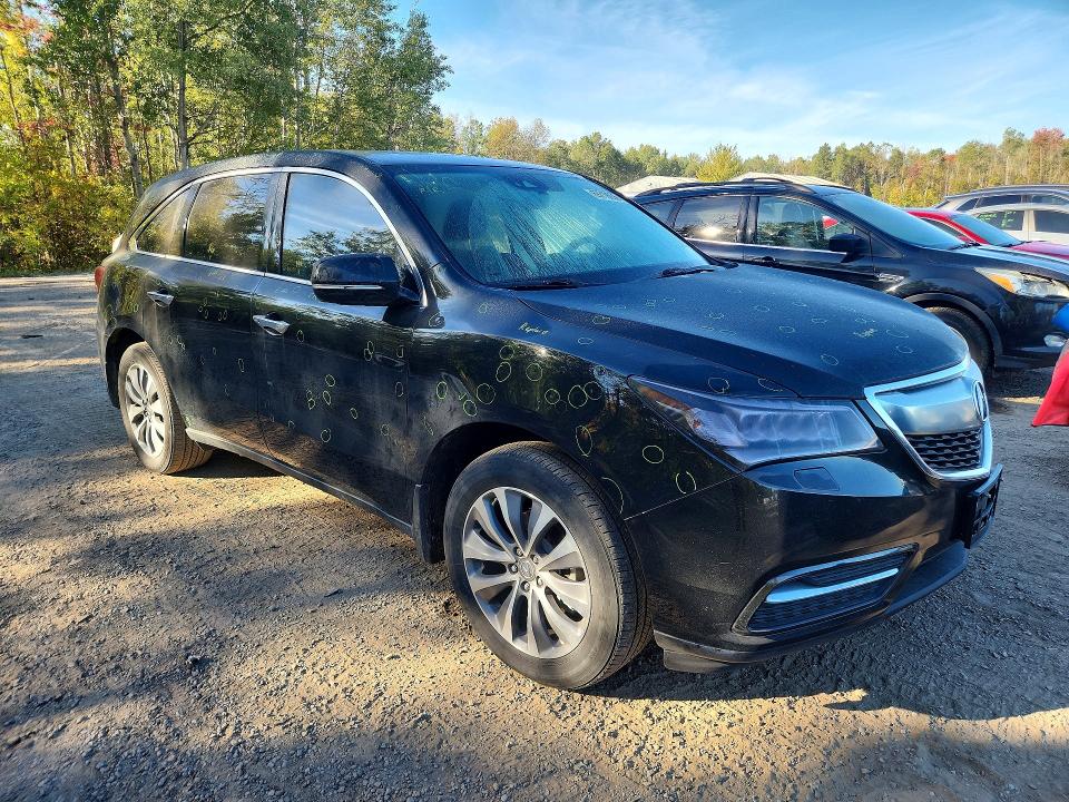 69719056 :رقم المزاد ، 5FRYD4H4XGB506841 vin ، 2016 Acura Mdx مزاد بيع
