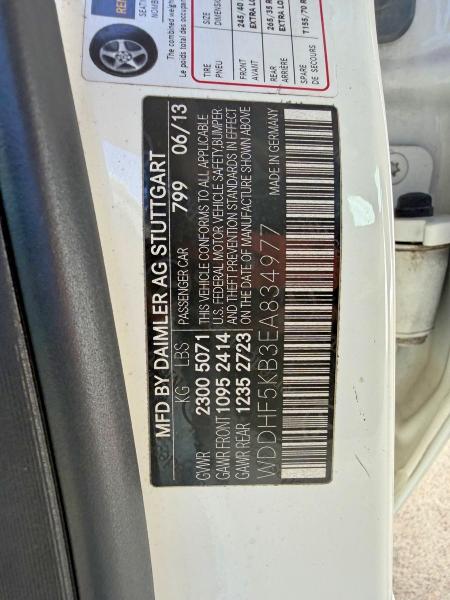 Aukcja sprzedaży 2014 Mercedes-benz E, vin: WDDHF5KB3EA834977, numer aukcji: 69445546