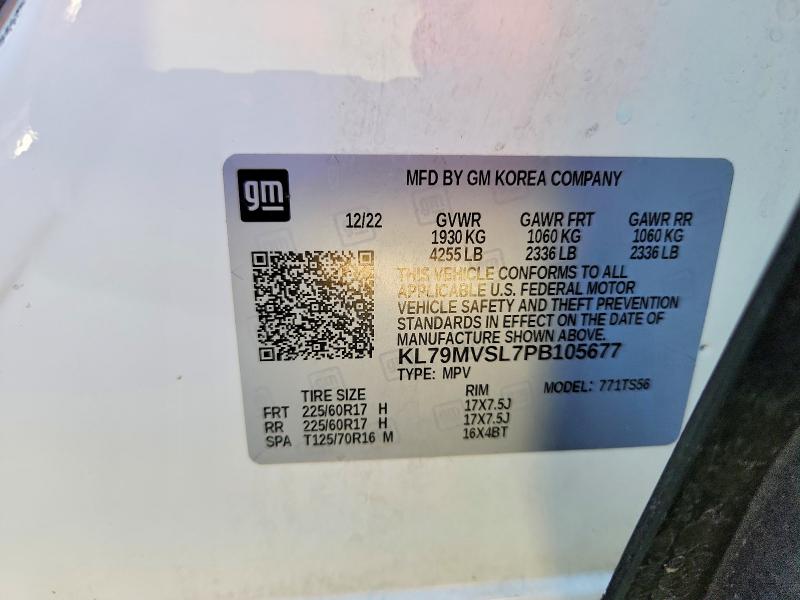 Продажа на аукционе авто 2023 Chevrolet Trailblazer, vin: KL79MVSL7PB105677, номер лота: 67936036