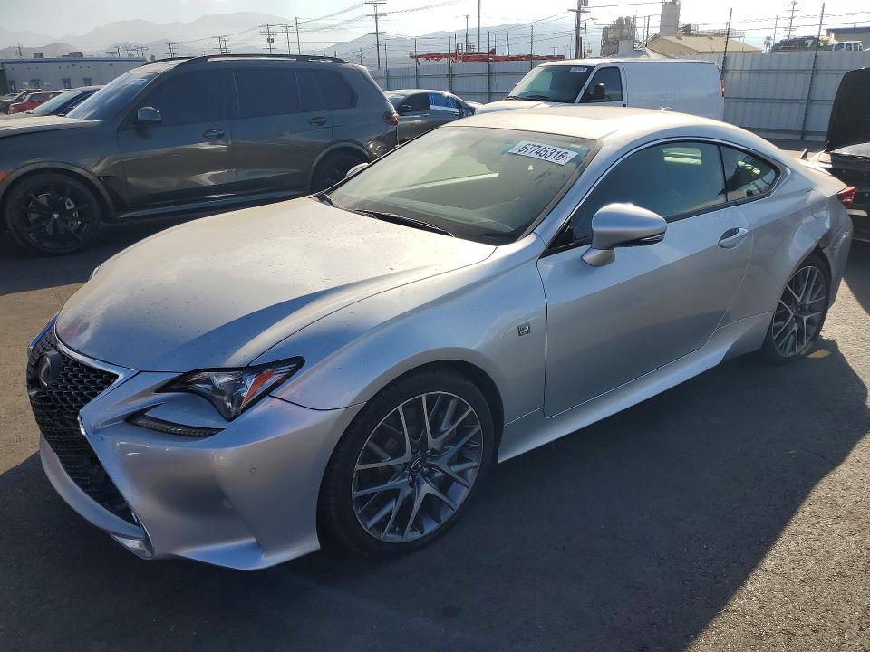 67745316 :رقم المزاد ، JTHHE5BC8F5001237 vin ، 2015 Lexus Rc مزاد بيع
