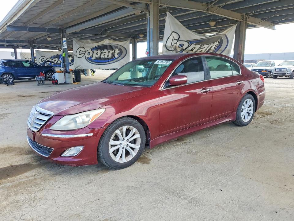2012 Hyundai Genesis მანქანა იყიდება აუქციონზე, vin: KMHGC4DD1CU191706, აუქციონის ნომერი: 67665016