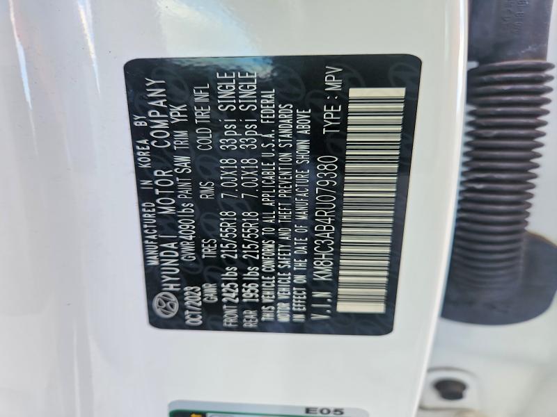 70664176 :رقم المزاد ، KM8HC3AB4RU079380 vin ، 2024 Hyundai Kona مزاد بيع