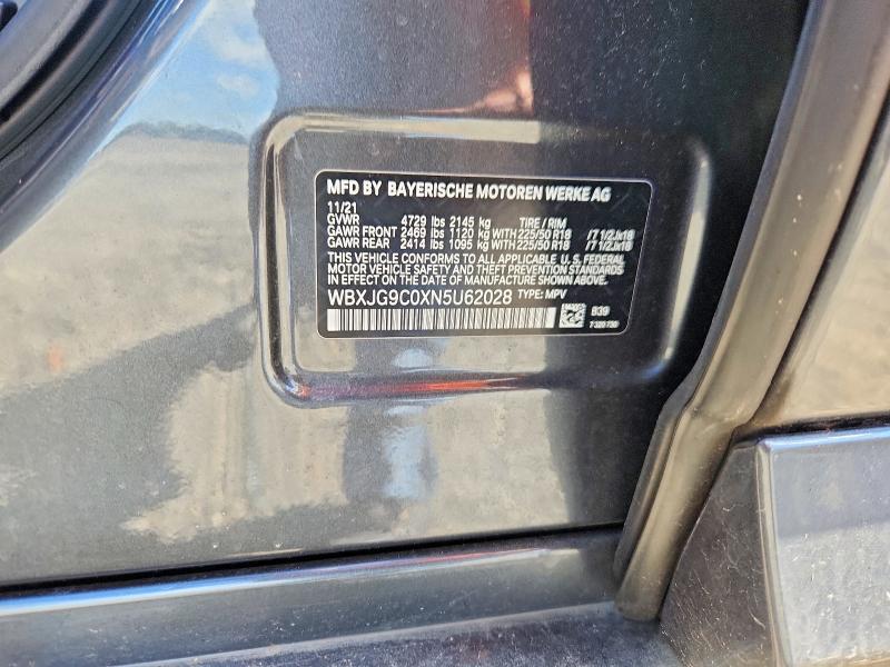 Aukcja sprzedaży 2022 Bmw X1, vin: WBXJG9C0XN5U62028, numer aukcji: 67154636