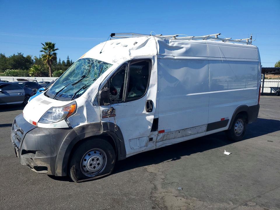 66607956 :رقم المزاد ، 3C6TRVDG4HE509445 vin ، 2017 Ram Promaster 2500 مزاد بيع