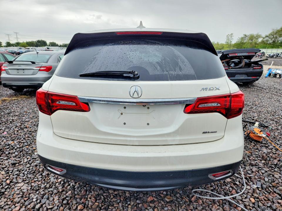68365596 :رقم المزاد ، 5FRYD4H2XGB047695 vin ، 2016 Acura Mdx مزاد بيع