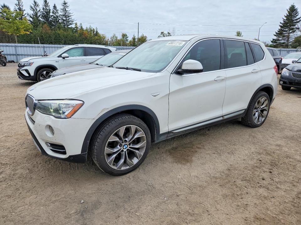 2017 Bmw X3 მანქანა იყიდება აუქციონზე, vin: 5UXWX9C58H0T07864, აუქციონის ნომერი: 68037216