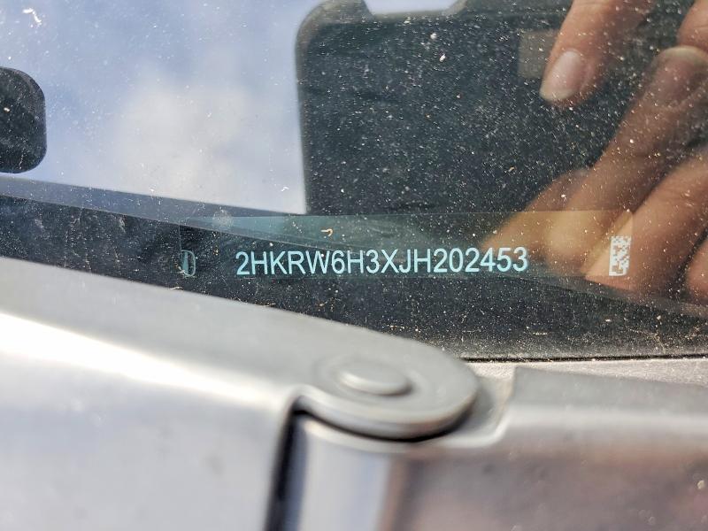 2018 Honda Cr-v მანქანა იყიდება აუქციონზე, vin: 2HKRW6H3XJH202453, აუქციონის ნომერი: 70821746