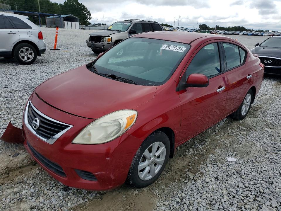 2014 Nissan Versa მანქანა იყიდება აუქციონზე, vin: 3N1CN7AP1EL847657, აუქციონის ნომერი: 69319736