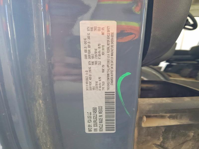 67439736 :رقم المزاد ، 3C6URVJG2LE145060 vin ، 2020 Ram Promaster 3500 مزاد بيع