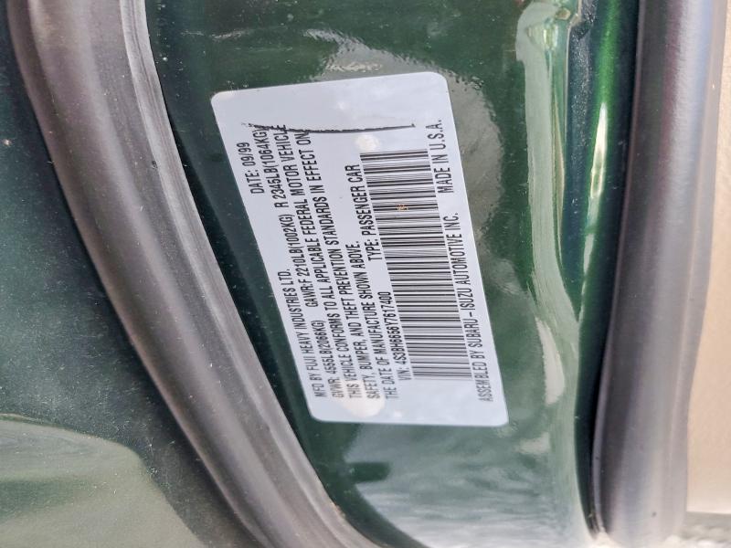 Продажа на аукционе авто 2000 Subaru Legacy, vin: 4S3BH6656Y7617400, номер лота: 68659346