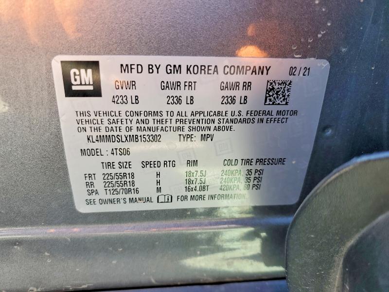 Aukcja sprzedaży 2021 Buick Encore Gx, vin: KL4MMDSLXMB153302, numer aukcji: 70430916