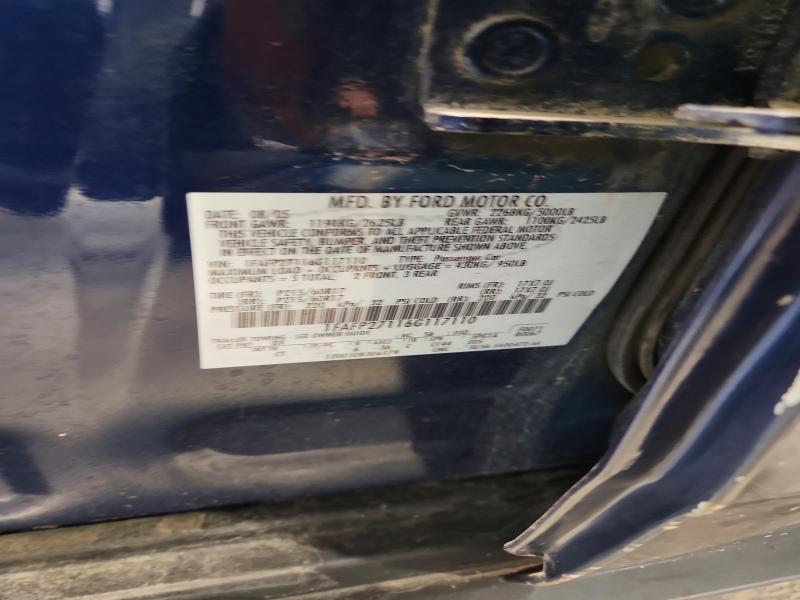 2006 Ford Five Hundred მანქანა იყიდება აუქციონზე, vin: 1FAFP27116G117110, აუქციონის ნომერი: 69003746