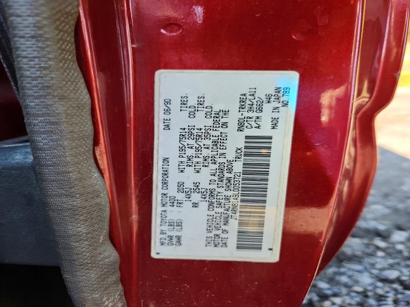 Aukcja sprzedaży 1990 Toyota Pickup, vin: JT4RN81A9L0053721, numer aukcji: 69371586