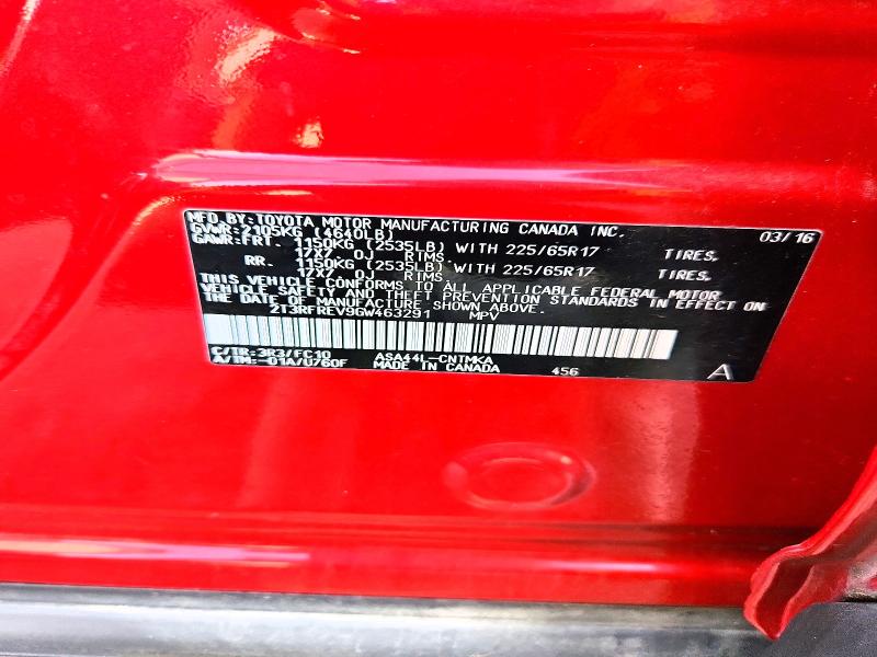 Продажа на аукционе авто 2016 Toyota Rav4, vin: 2T3RFREV9GW463291, номер лота: 69952866