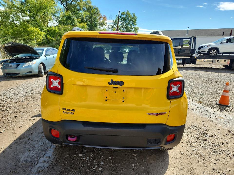 2017 Jeep Renegade მანქანა იყიდება აუქციონზე, vin: ZACCJBCB9HPF60480, აუქციონის ნომერი: 68854056